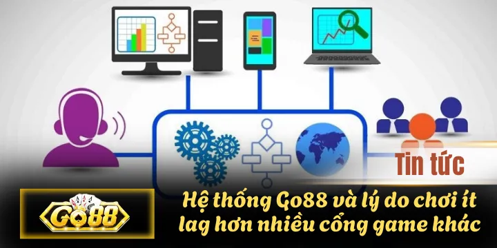 Hệ thống Go88 và lý do chơi ít lag hơn nhiều cổng game khác